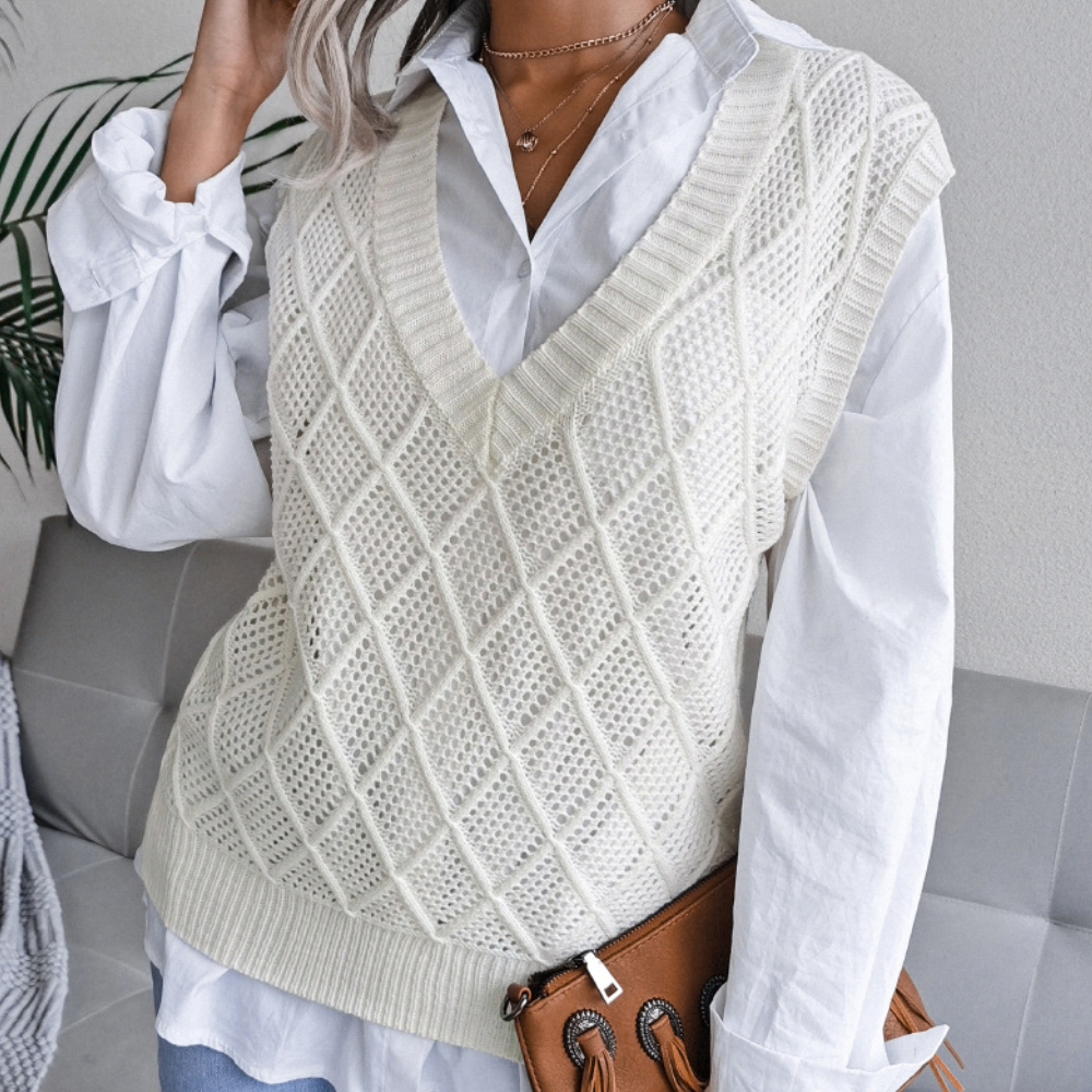 Drune | Trendy Gestrickter Pullover für Damen