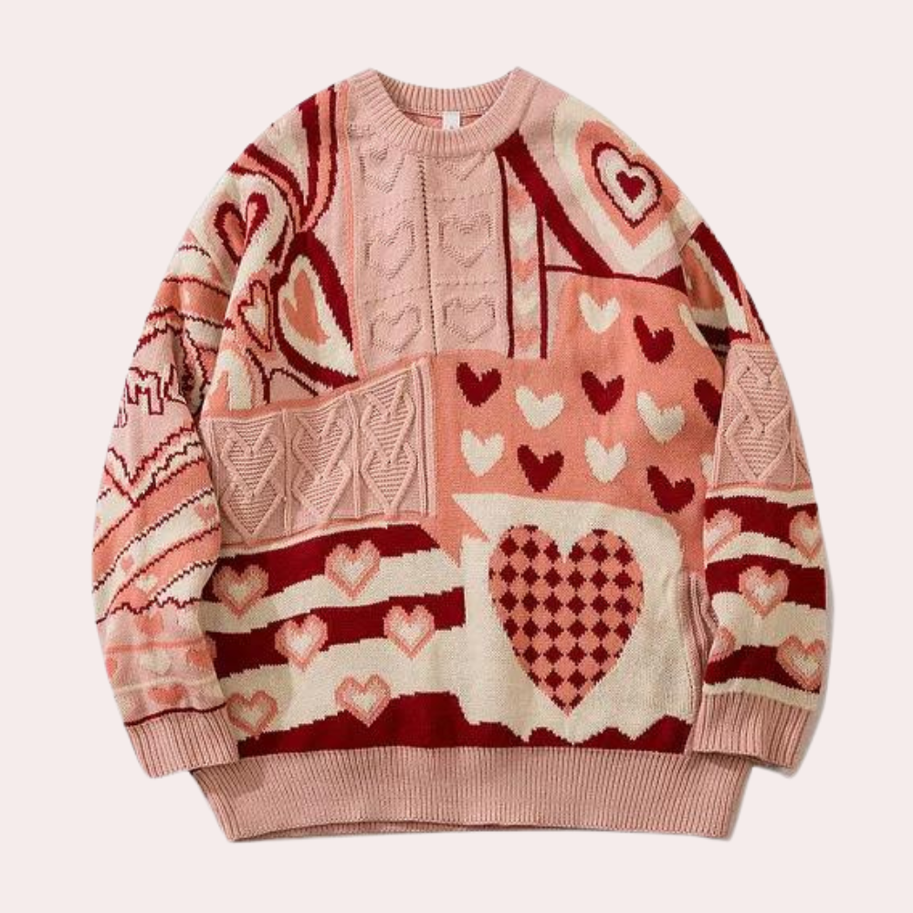Drune | Herrenpullover in Rot