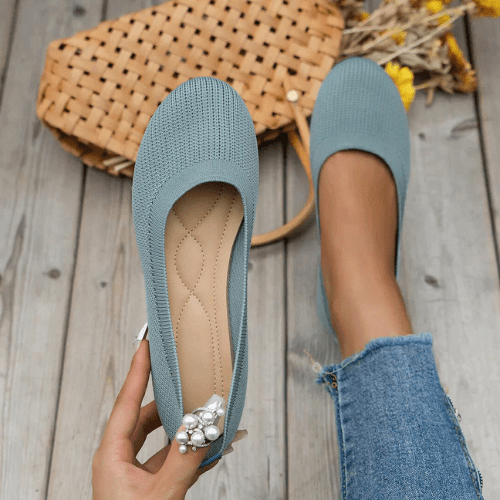 Drune | Sandalen Damen Orthopädische Sandalen Flache Loafers Bequem