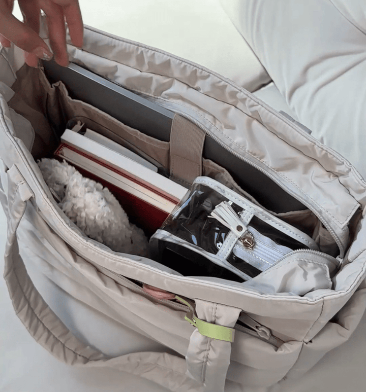 Drune | Damen Tasche Geräumige Puffer Schultertasche Elegantes Design