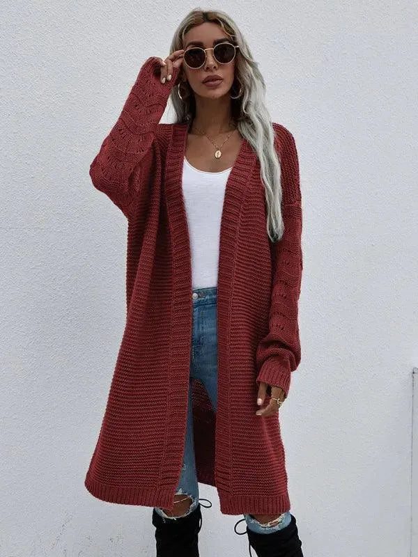 Drune | Strick Lang Frauen Strickjacke Pullover