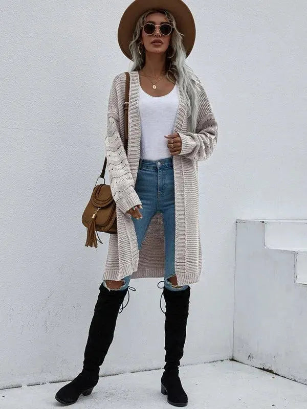 Drune | Strick Lang Frauen Strickjacke Pullover
