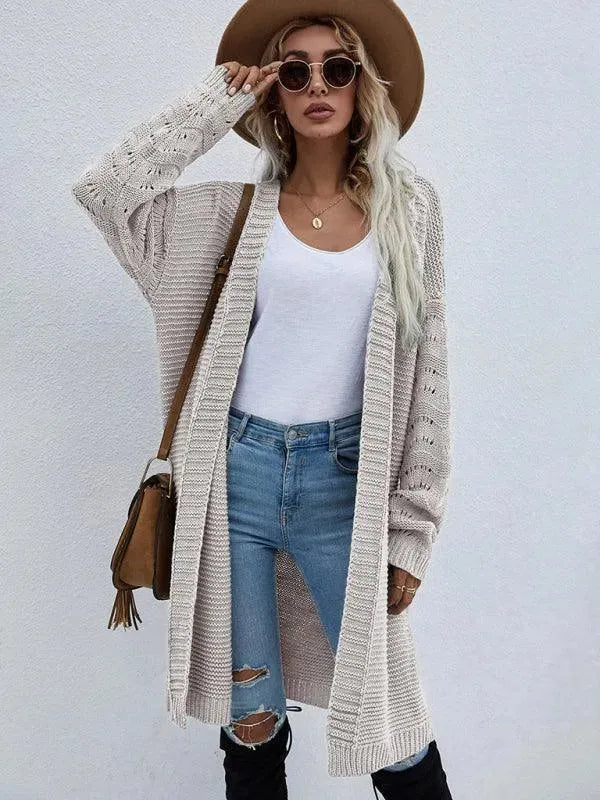 Drune | Strick Lang Frauen Strickjacke Pullover