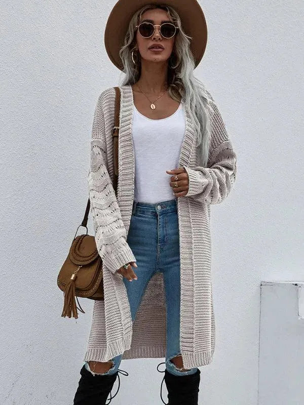 Drune | Strick Lang Frauen Strickjacke Pullover