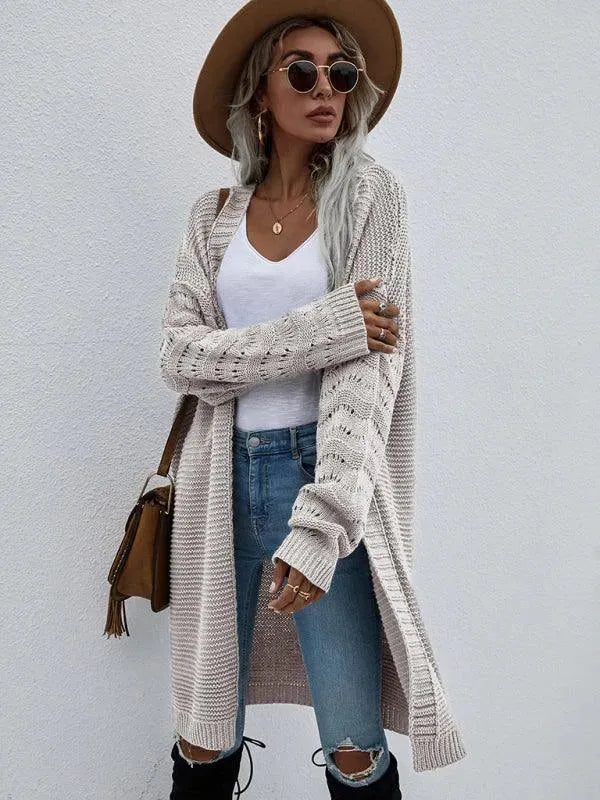 Drune | Strick Lang Frauen Strickjacke Pullover