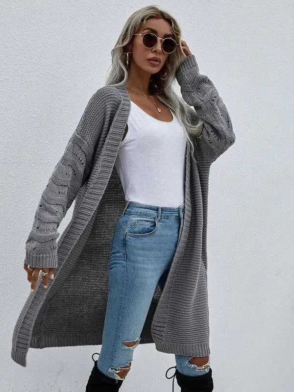 Drune | Strick Lang Frauen Strickjacke Pullover