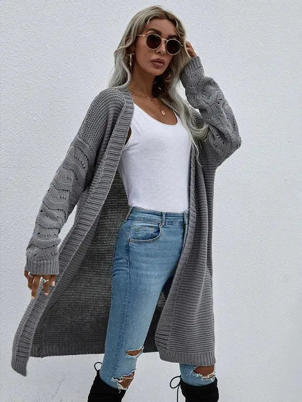 Drune | Strick Lang Frauen Strickjacke Pullover