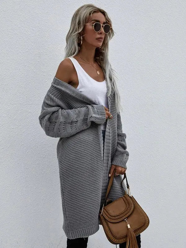 Drune | Strick Lang Frauen Strickjacke Pullover