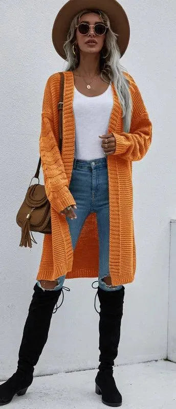 Drune | Strick Lang Frauen Strickjacke Pullover
