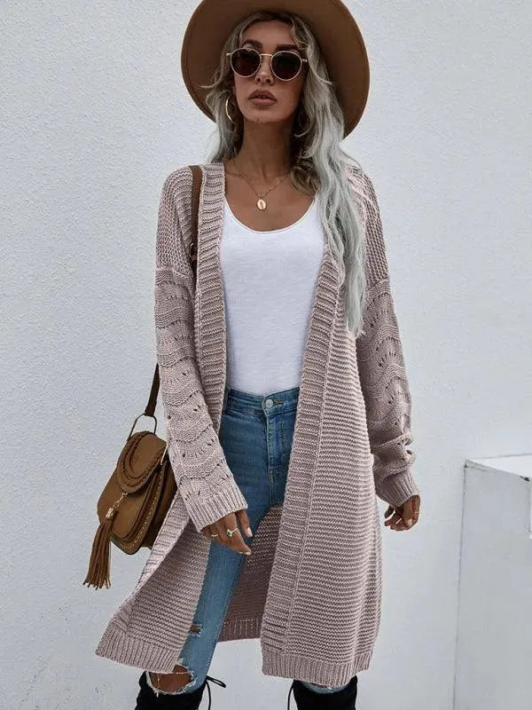 Drune | Strick Lang Frauen Strickjacke Pullover