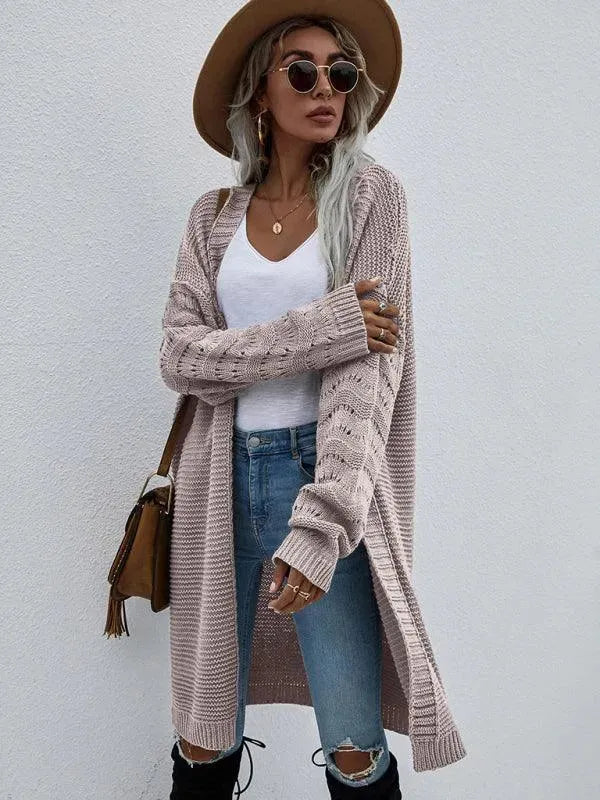 Drune | Strick Lang Frauen Strickjacke Pullover