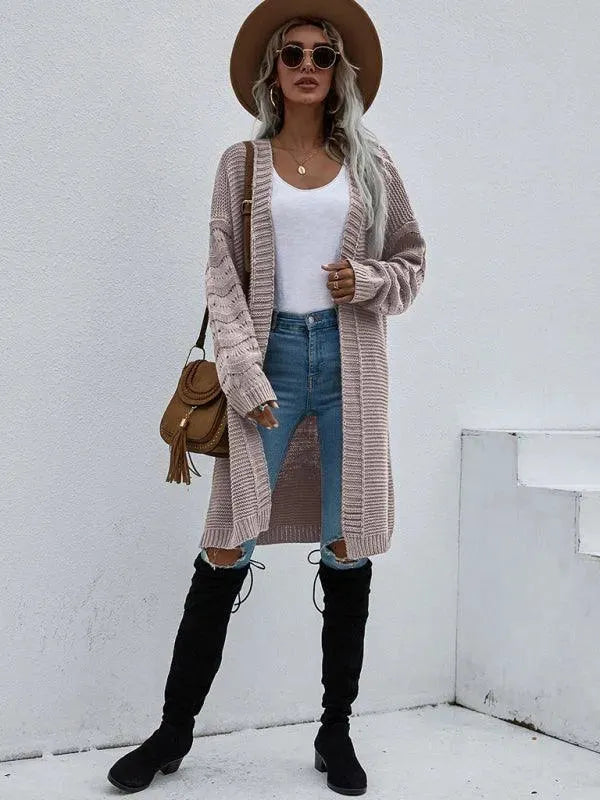 Drune | Strick Lang Frauen Strickjacke Pullover