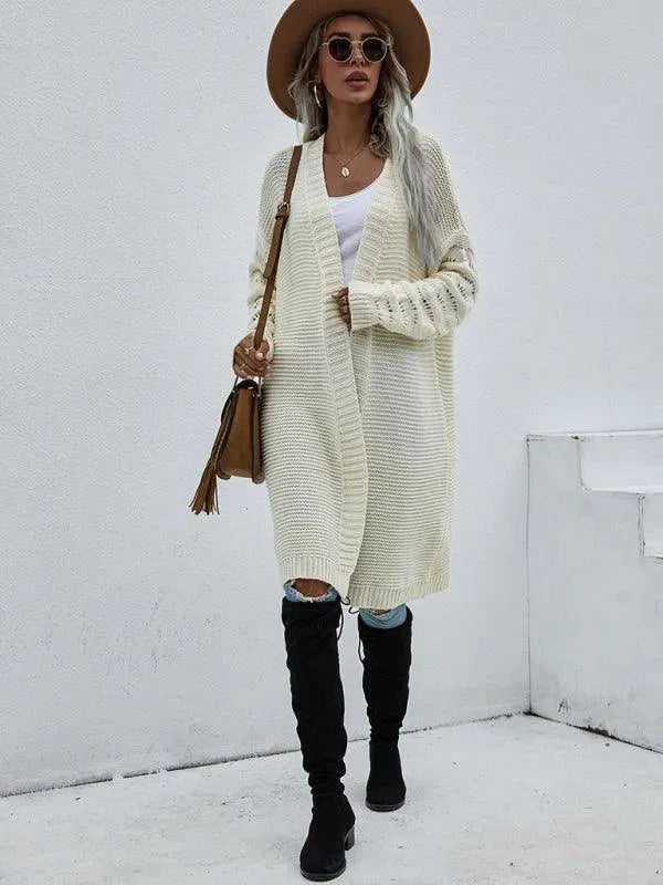 Drune | Strick Lang Frauen Strickjacke Pullover