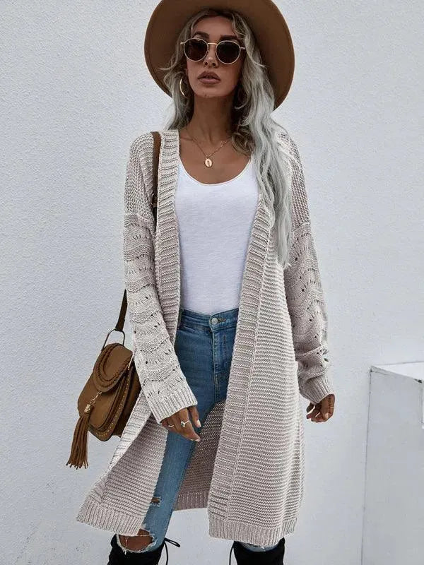 Drune | Strick Lang Frauen Strickjacke Pullover