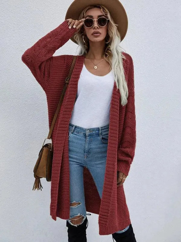 Drune | Strick Lang Frauen Strickjacke Pullover