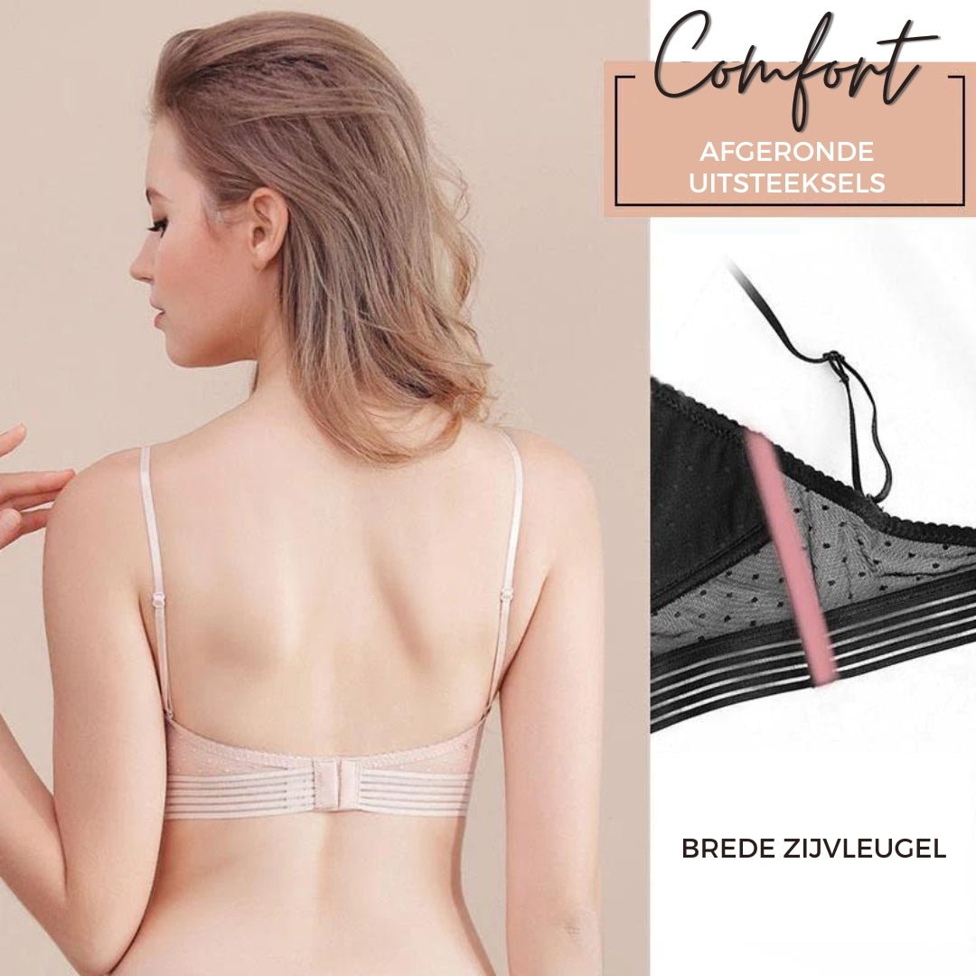 Drune | Bequemer Push up Bh Mit Niedrigem Rücken