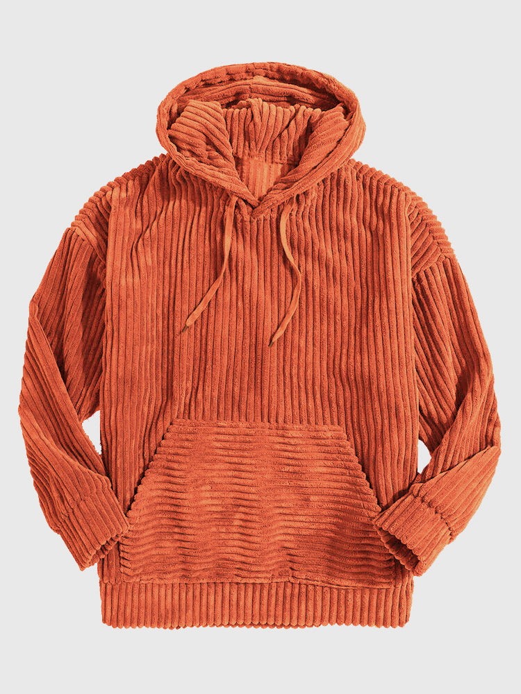 Drune | Corduroy Komfort Hoodie Sweatshirt