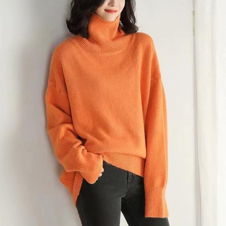 Drune | Strickpullover - Rollkragen - Lässige Passform - Weich und Warm - Lange Ärmel