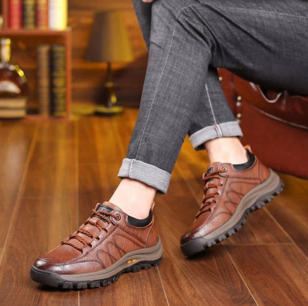 Drune | Herren Lederschuhe Komfortschuhe Aus Echtleder Mit Stützender Sohle