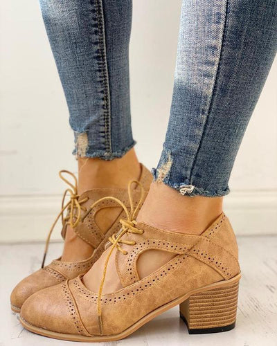 Drune | Weinlese Schuhe für Damen Stilvolle Komfortschuhe Im Retro Look