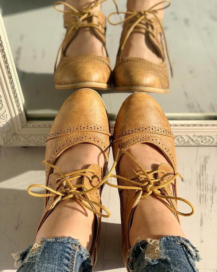 Drune | Weinlese Schuhe für Damen Stilvolle Komfortschuhe Im Retro Look