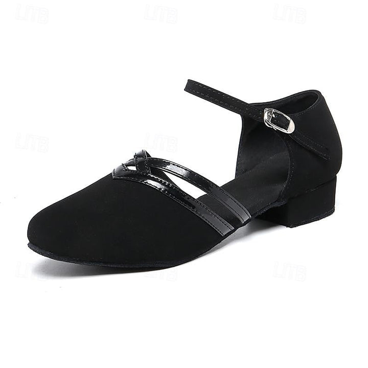 Drune | Moderne Tanzschuhe für Damen - Schwarz - Hochwertiges Wild