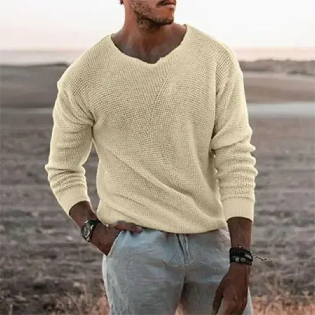 Drune | Wärmer Herren Strickpullover mit langen Ärmeln