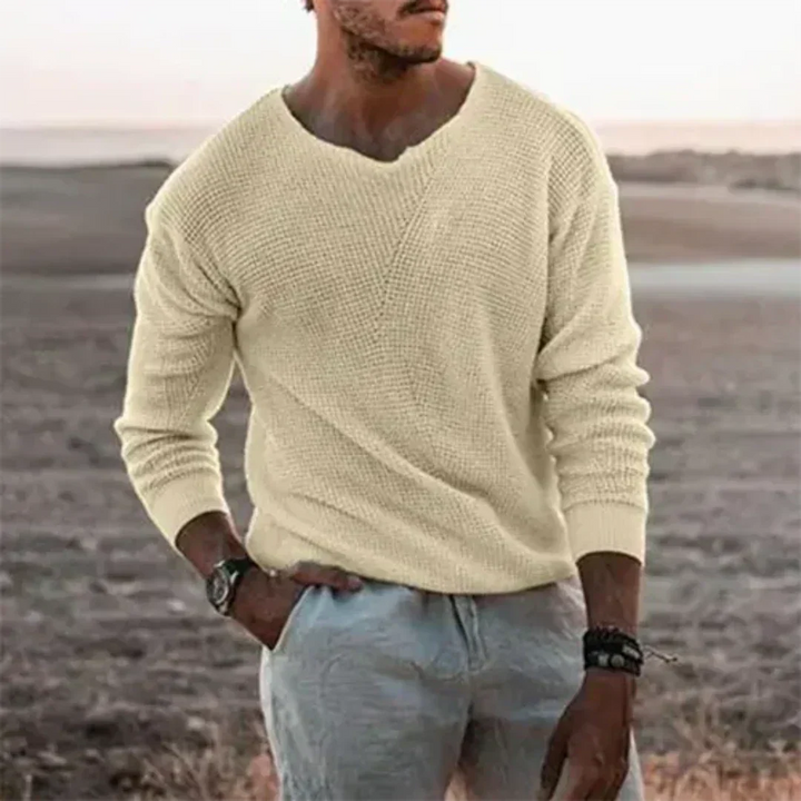 Drune | Wärmer Herren Strickpullover mit langen Ärmeln