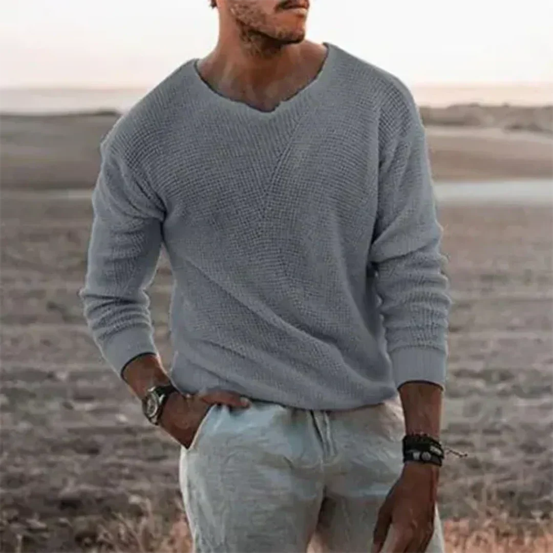 Drune | Wärmer Herren Strickpullover mit langen Ärmeln