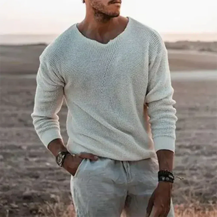 Drune | Wärmer Herren Strickpullover mit langen Ärmeln