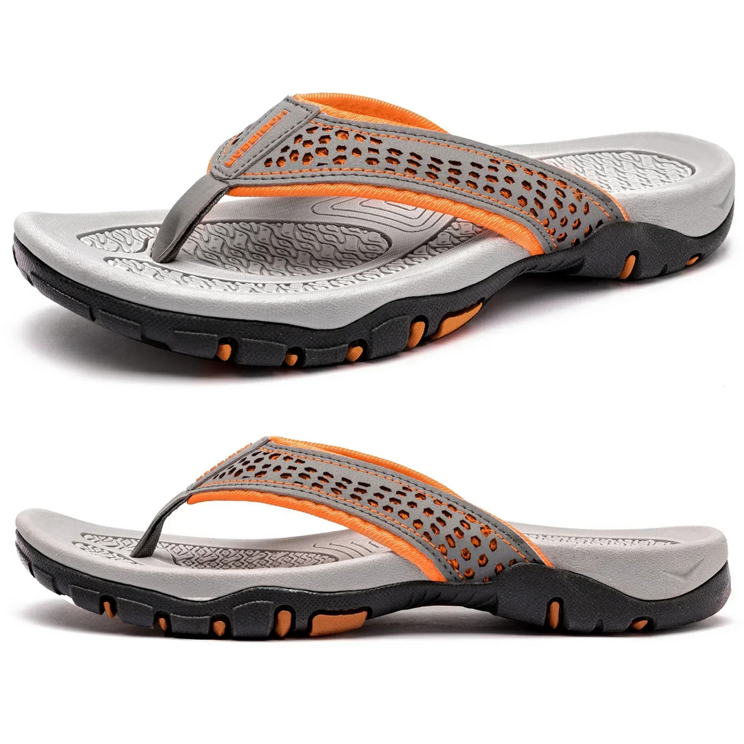 Drune | Herren Schwarz Outdoor Sandalen Robust