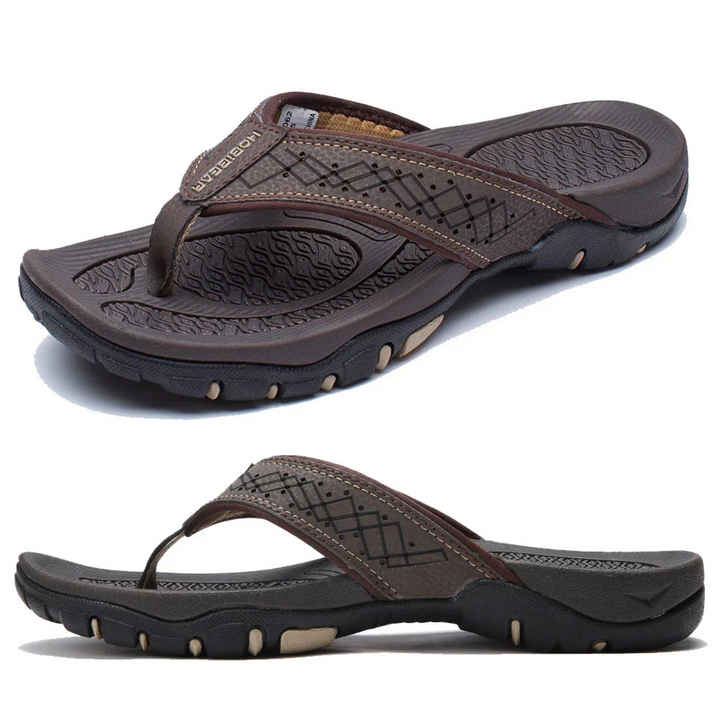 Drune | Herren Schwarz Outdoor Sandalen Robust