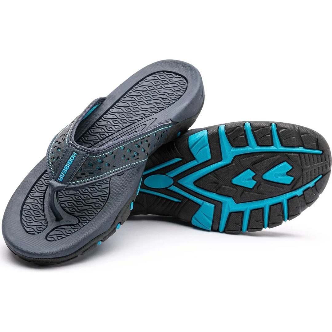 Drune | Herren Schwarz Outdoor Sandalen Robust