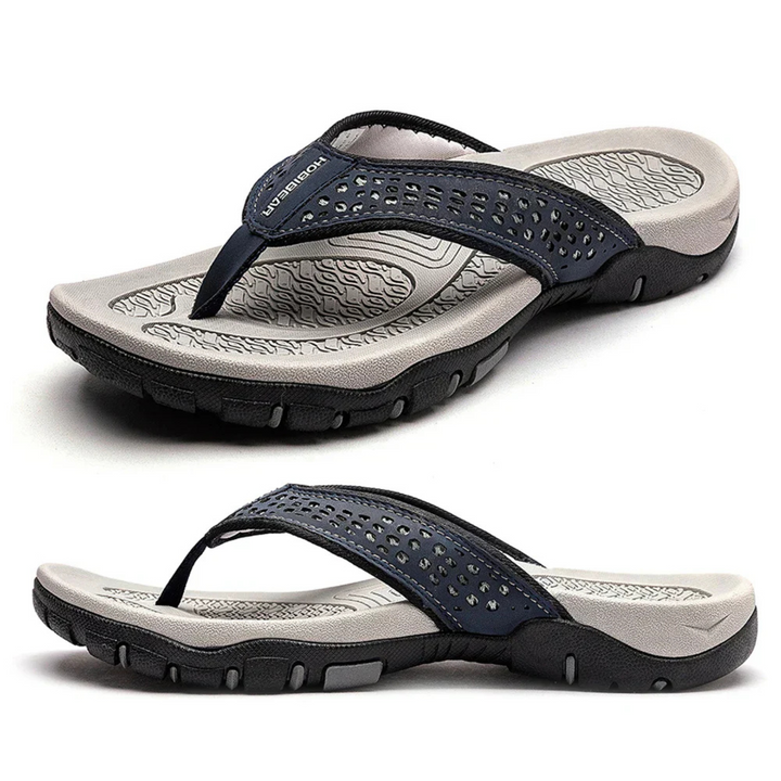 Drune | Herren Schwarz Outdoor Sandalen Robust