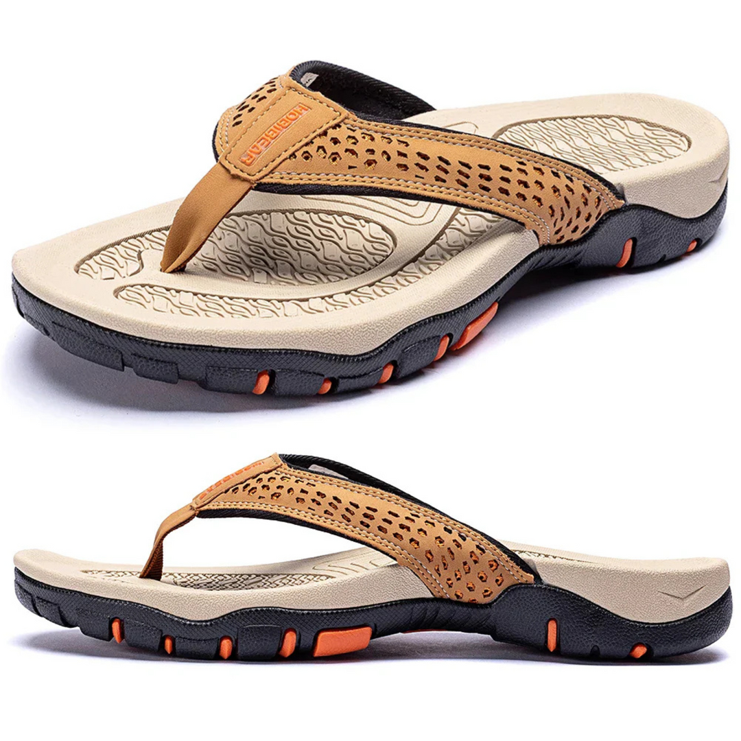 Drune | Herren Schwarz Outdoor Sandalen Robust