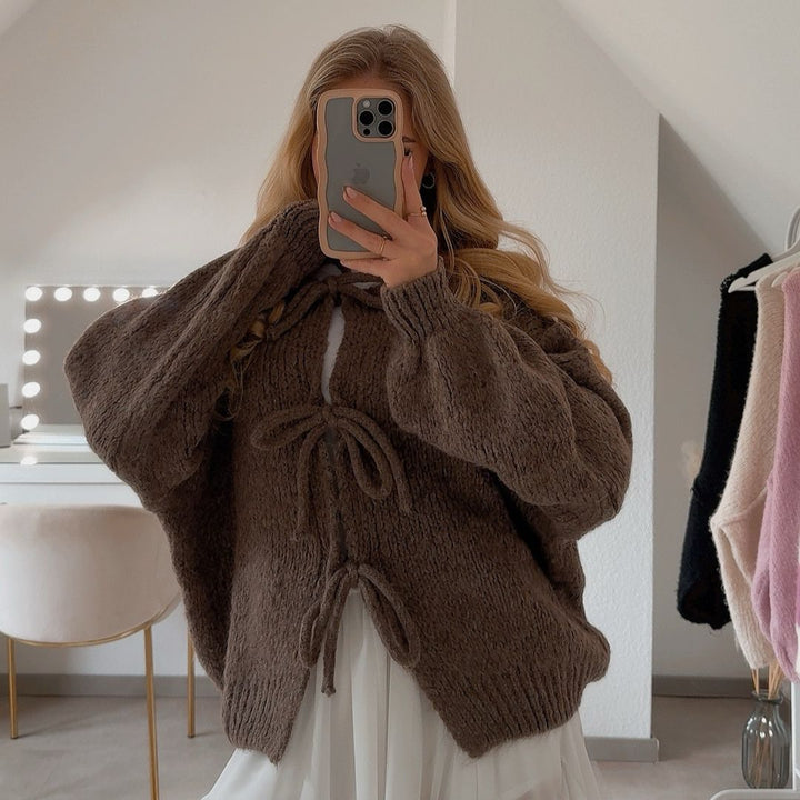 Drune | Strickjacke Mit Schleifen