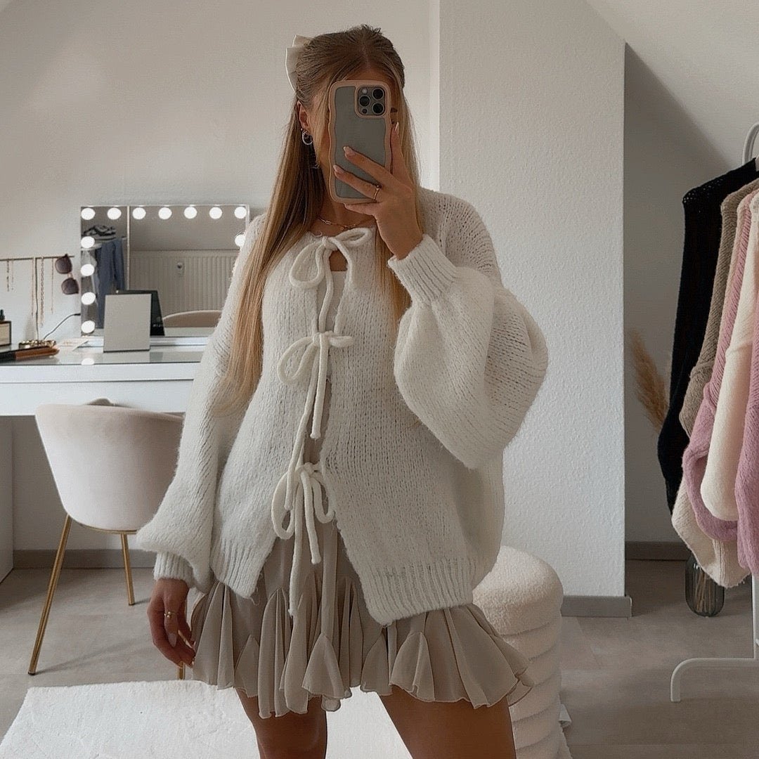 Drune | Strickjacke Mit Schleifen