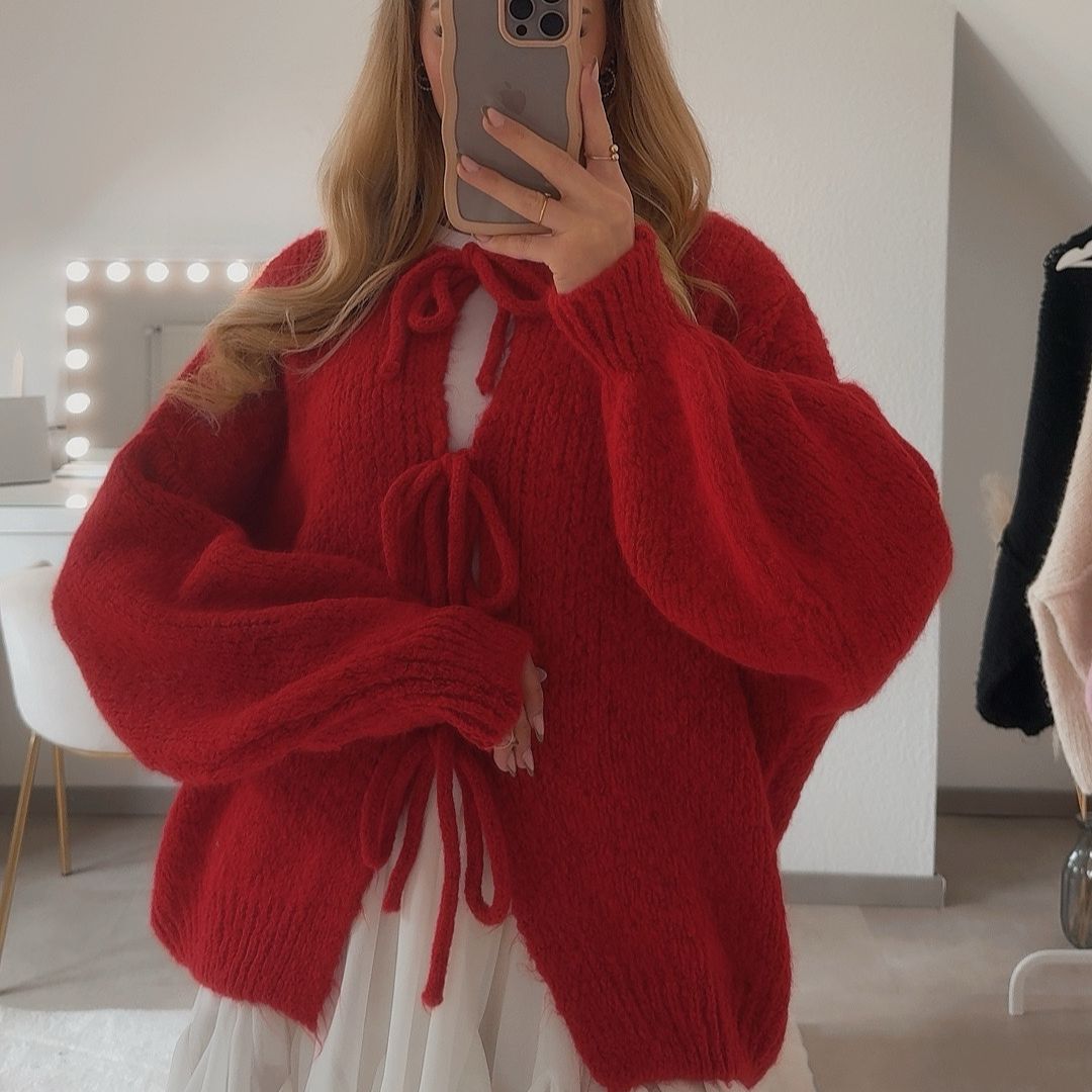 Drune | Strickjacke Mit Schleifen