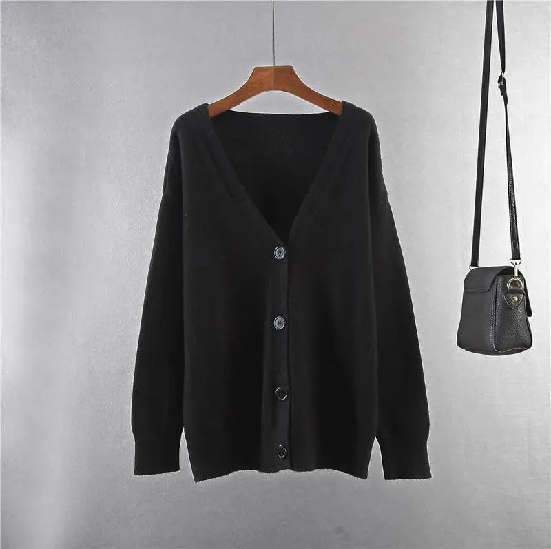 Drune | Übergroßer Strickjacke Pullover für Frauen