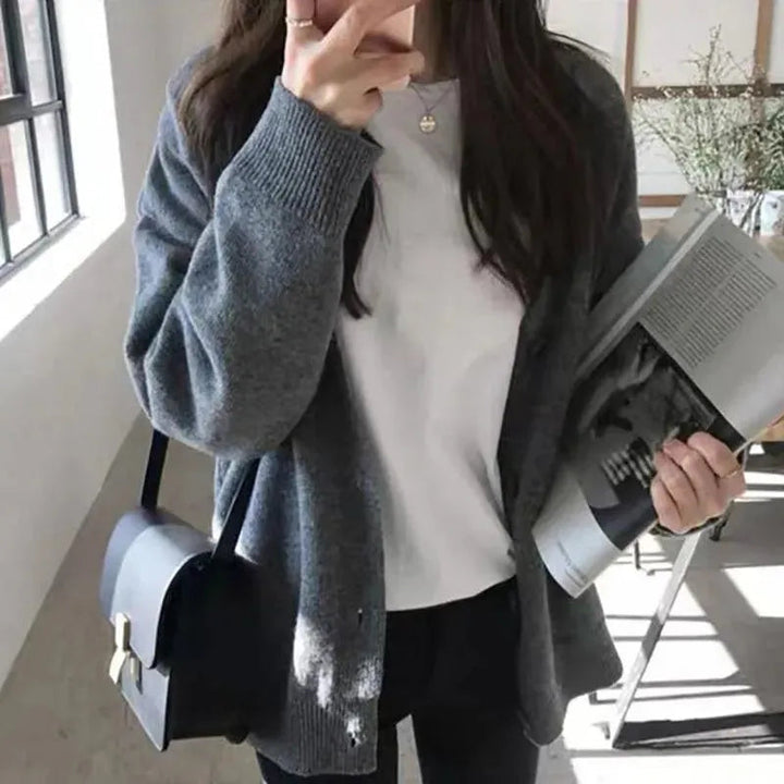 Drune | Übergroßer Strickjacke Pullover für Frauen