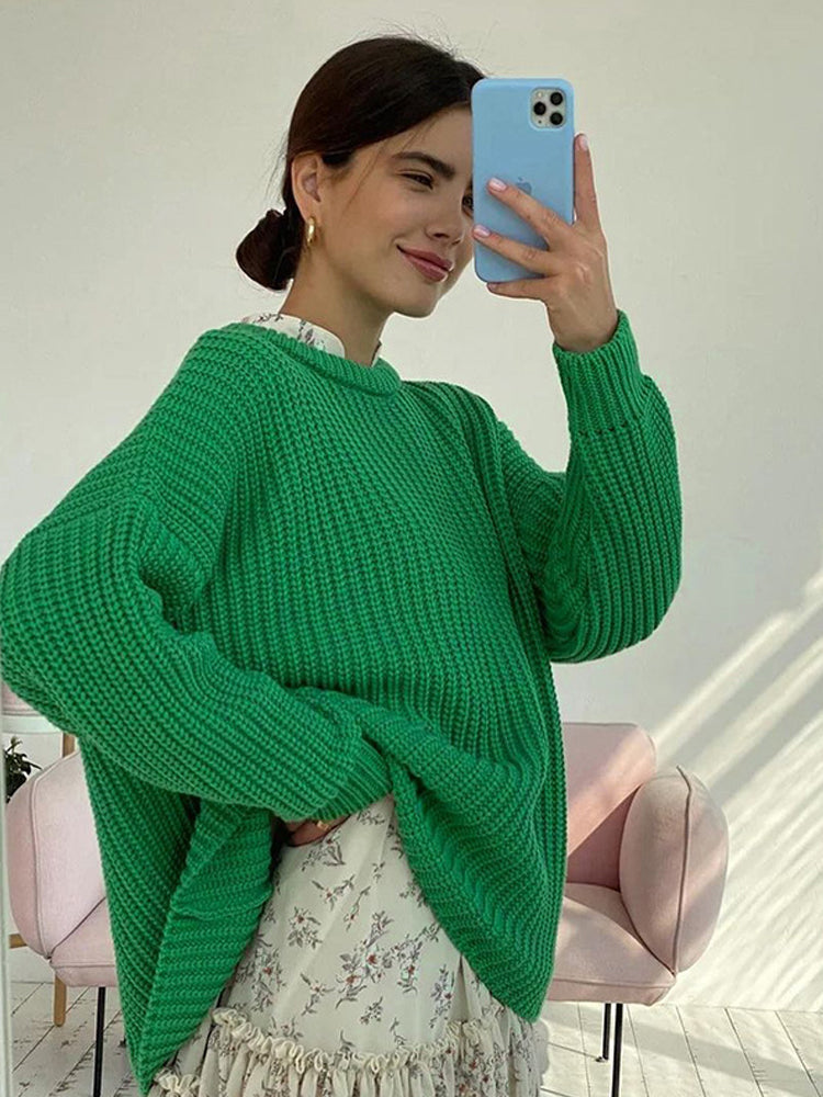 Drune | Übergröße Grobstrickpullover für Damen