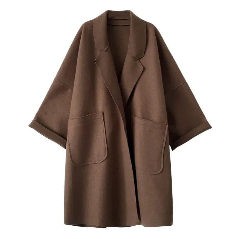 Drune | Übergrößen Wollmischung Trenchcoat
