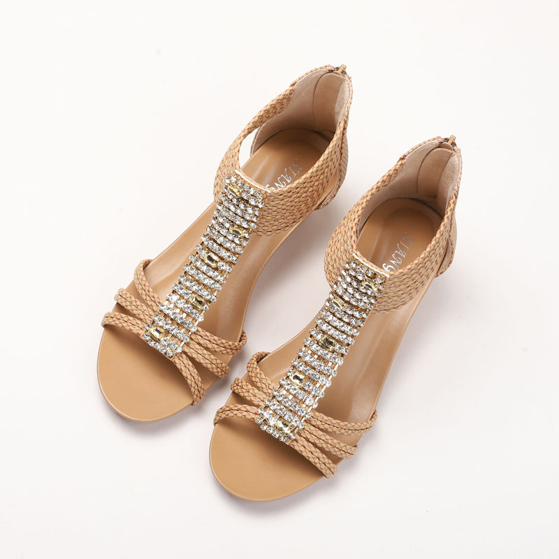 Drune | Dames Boho-Keilsandalen