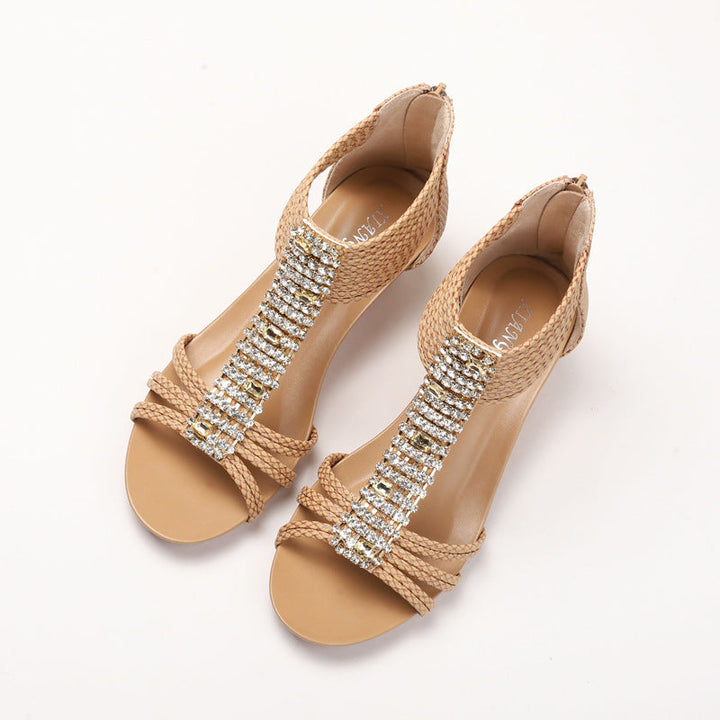 Drune | Dames Boho-Keilsandalen