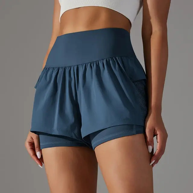 Drune | Gym Sport Laufshorts Für Damen Mit Hoher Taille