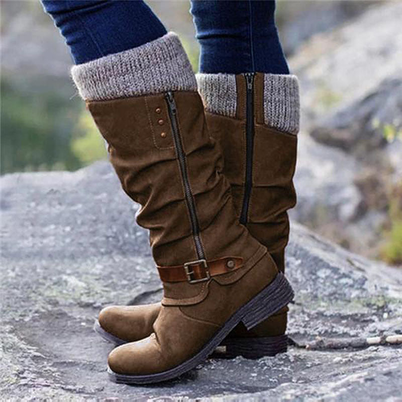 Drune | Orthopädische Stiefel Mit Flachem Absatz