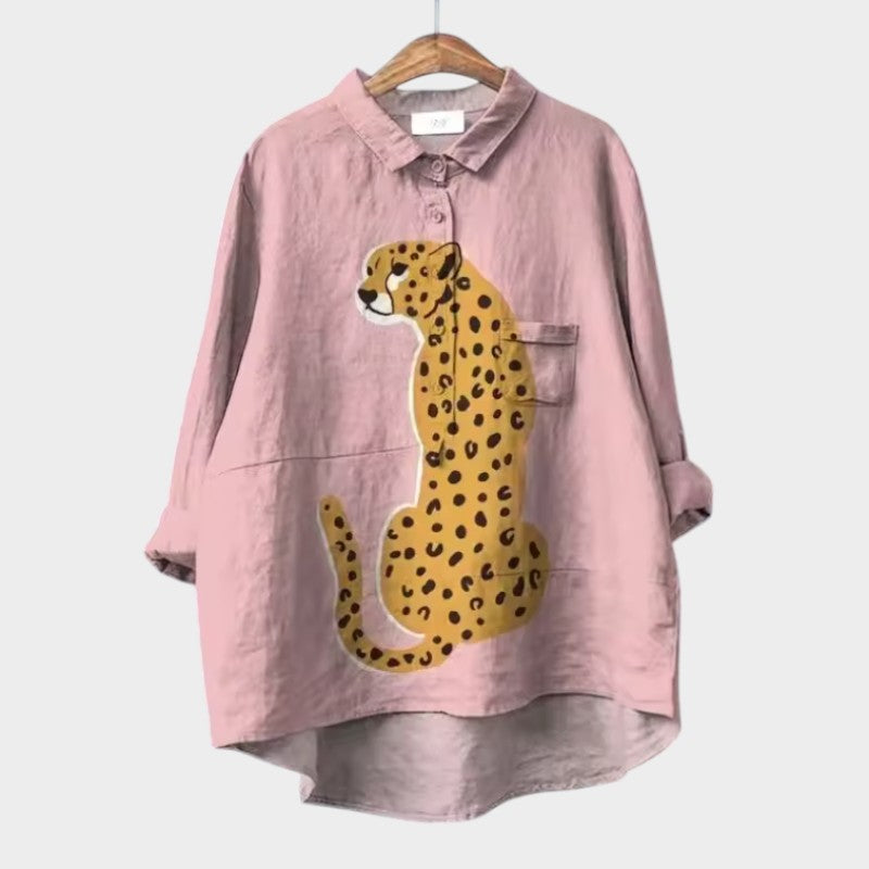 Drune | Schicke Bluse mit Knopfleiste vorne