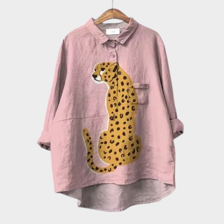 Drune | Schicke Bluse mit Knopfleiste vorne