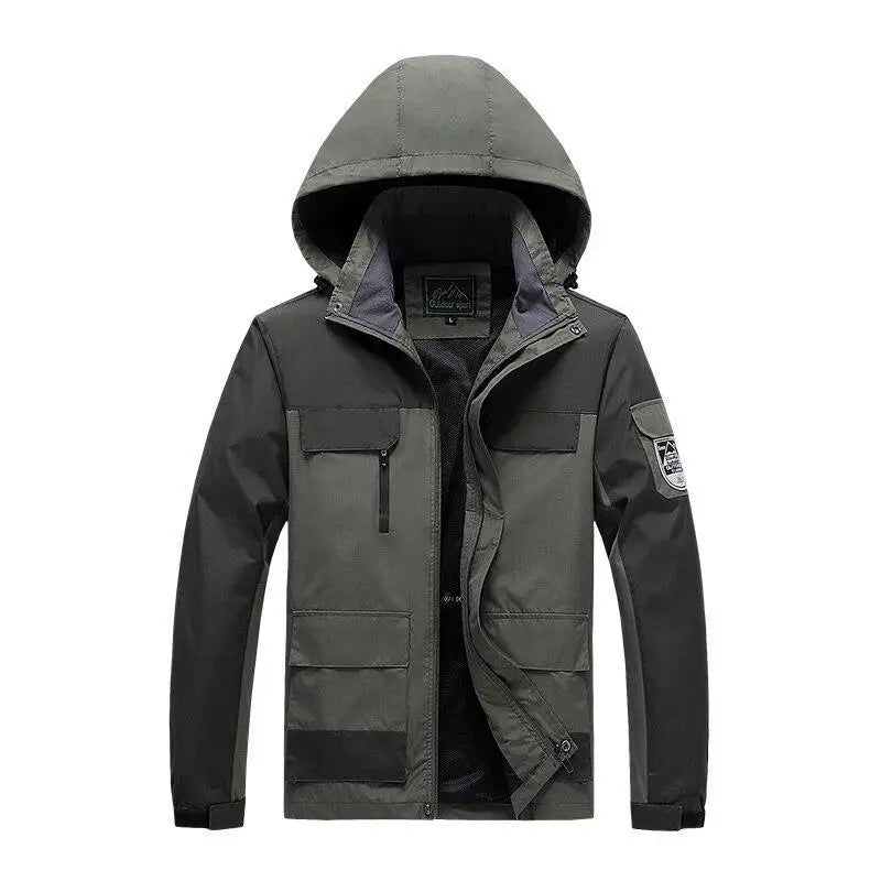 Drune | Herren Parka - Military Green Windbreaker