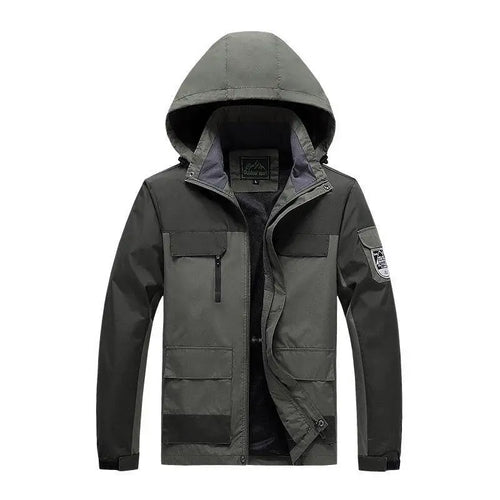 Drune | Herren Parka - Military Green Windbreaker